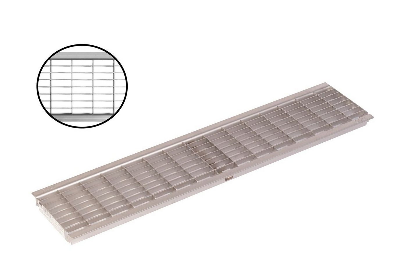 ACO Severin Ahlmann GmbH & Co. KG Regenrinne ACO Rost Maschenrost Edelstahl 50cm Rinnenrost für Entwässerungsrinne Ablaufrinne, 1-St. von ACO Severin Ahlmann GmbH & Co. KG