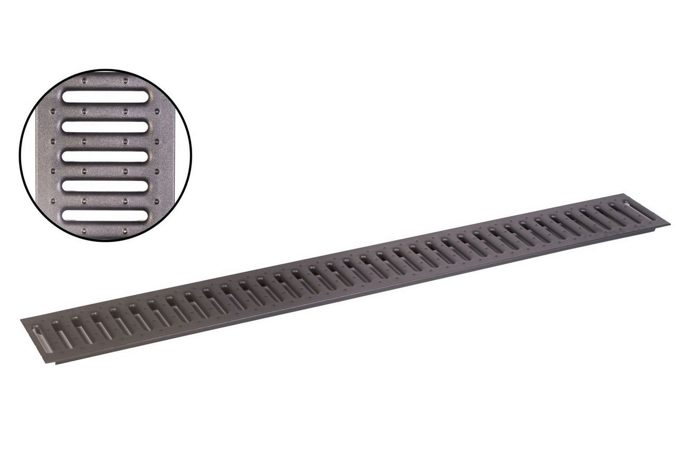ACO Severin Ahlmann GmbH & Co. KG Entwässerungsrinne Stegrost Stahl verzinkt pulverbeschichtet Länge: 100cm-Breite: 13cm, 1-St., Für ACO Self Entwässerungsrinne 1980-1996 J. + Selflook 1996-2011 J. ACO Severin Ahlmann GmbH & Co. KG Entwässerungsrinne Stegrost Stahl verzinkt pulverbeschichtet Länge: 100cm-Breite: 13cm, 1-St., Für ACO Self Entwässerungsrinne 1980-1996 J. + Selflook 1996-2011 J. von ACO Severin Ahlmann GmbH & Co. KG