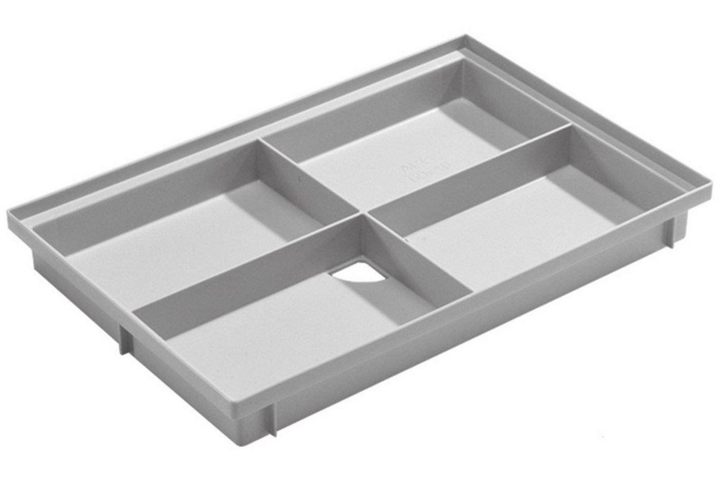 Fußmatte ACO 600x400x75mm Bodenwanne Self Vario Light für Schuhabstreifer Wanne Einlaufkasten Fußmatte, ACO Severin Ahlmann GmbH & Co. KG, rechteckig, Höhe: 75 mm, mit intergrierter umlaufender Kunststoffzarge von ACO Severin Ahlmann GmbH & Co. KG