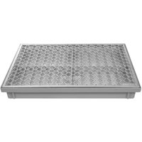 ACO 60x40cm Streckmetallrost mit Bodenwanne Vario Light Schuhabtreter Fußmatte Abtreter von ACO