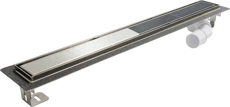 ACO Duschrinne Twist Comfort Edelstahl, 70 x 8,4 cm von ACO