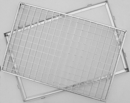 ACO Gitterrost mit Zarge Stahl, verzinkt, 100 x 40 cm , 2 cm hoch von ACO