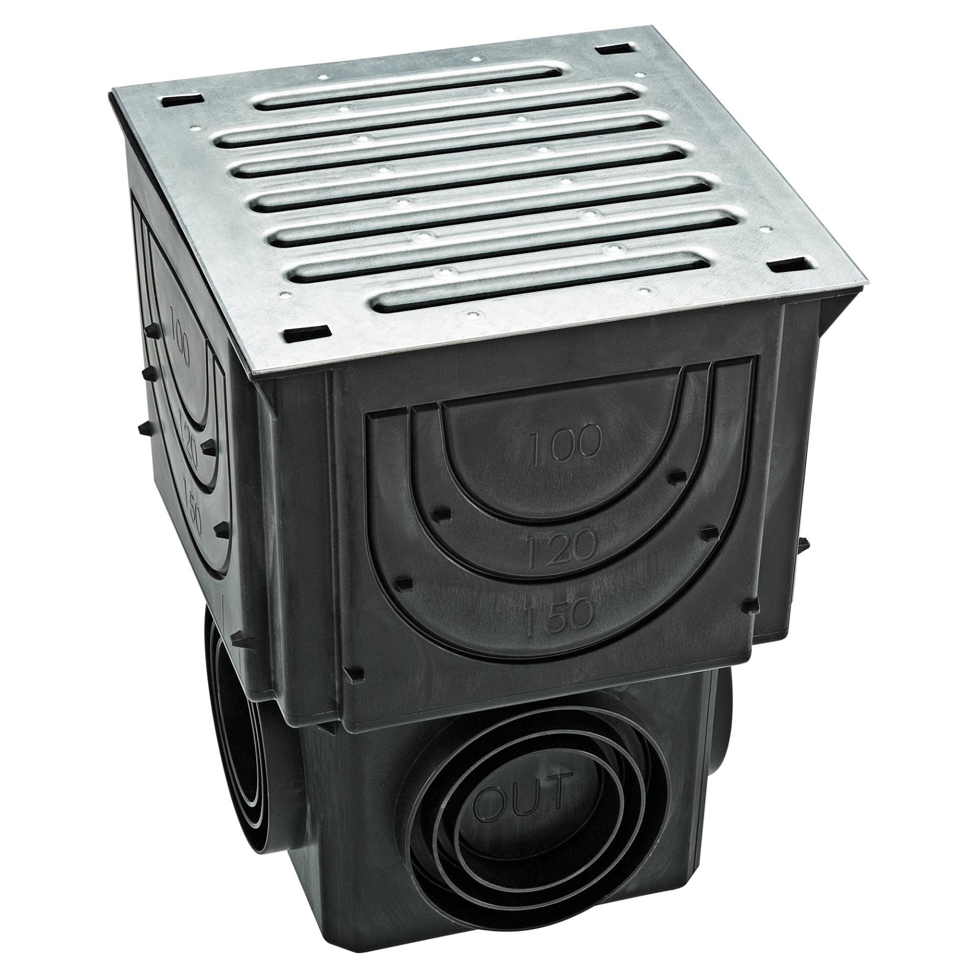 ACO Hofablauf mit Abdeckrost 25 x 25 x 33 cm ACO Hofablauf mit Abdeckrost 25 x 25 x 33 cm von ACO