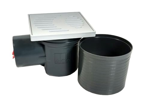 ACO Kellerablauf Junior DN 100 mit Rückstauverschluss 621067 mit Verlängerung ACO Kellerablauf Junior DN 100 mit Rückstauverschluss 621067 mit Verlängerung von ACO