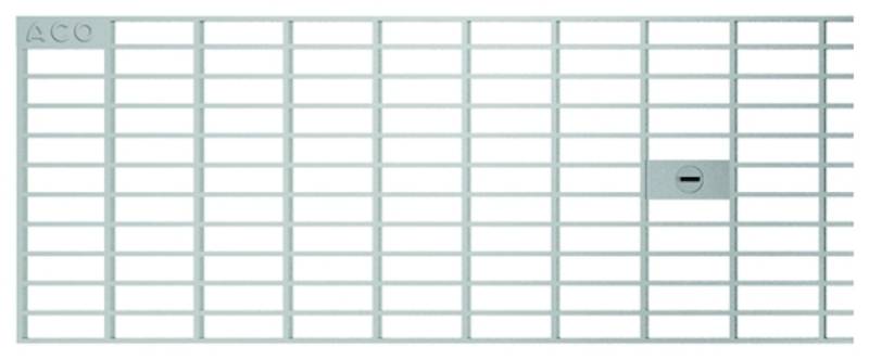 ACO Profiline Maschenrost 30/10 mm Stahl verzinkt, Baubreite 155 mm-1 m von ACO