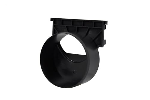 ACO Self® Hexaline 2.0 Stirnwand mit Stutzen Ablaufstutzen Ablauf seitlich Entwässerungsrinne von ACO Polymer Products