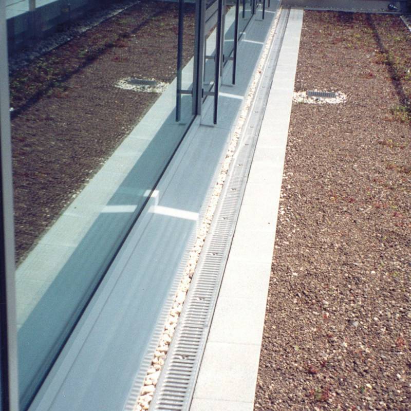 ACO Self® Stegrost Edelstahl  für Profiline Holzterrassenrinne 1m von ACO