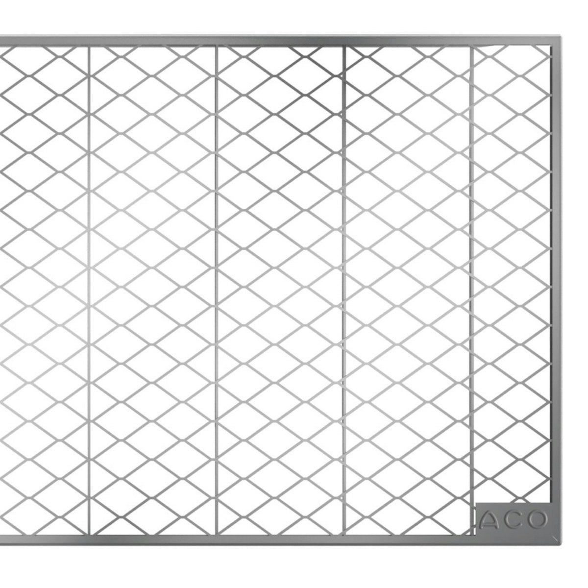 ACO Therm® Lichtschacht Abdeckrost begehbar 100 x 40 cm - Streckmetall von ACO