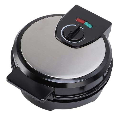 ACOGEDO Bequeme Donut -Maker -Maschine mit Nicht Stick Platten und Doppelseitiger Heizung Schwarzer 220 V EU Stecker, Kompakter Moderner Waffelhersteller für den Heimgebrauch (220V EU-Stecker) von ACOGEDO