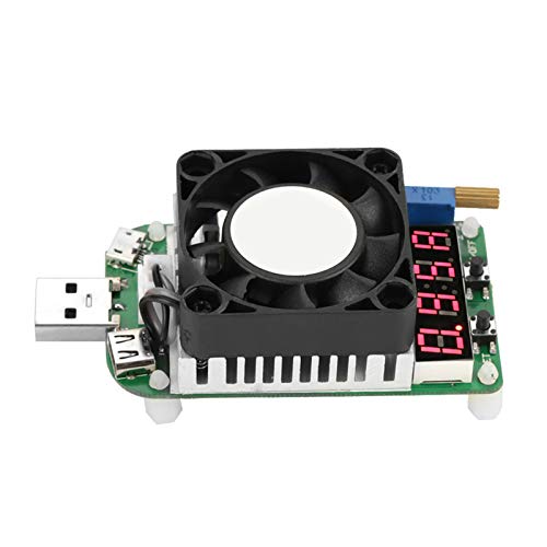 ACOGEDO Einstellbarer USB-Elektroniklastentlastentester mit Digitalem Display-Spannungsstrommesser und Widerstand für Batteriestests-Micro-USB- und Typ-C-kompatibel ACOGEDO Einstellbarer USB-Elektroniklastentlastentester mit Digitalem Display-Spannungsstrommesser und Widerstand für Batteriestests-Micro-USB- und Typ-C-kompatibel von ACOGEDO
