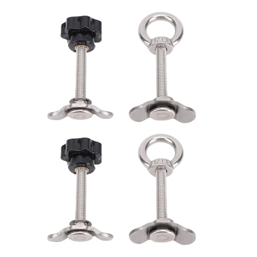 ACOGEDO L- Doppel Lug Gewindebolzen Mutter Fitting Kit Edelstahl M8x60mm Sichere Ladungskontrolle Pickup RV ATV ACOGEDO L- Doppel Lug Gewindebolzen Mutter Fitting Kit Edelstahl M8x60mm Sichere Ladungskontrolle Pickup RV ATV von ACOGEDO