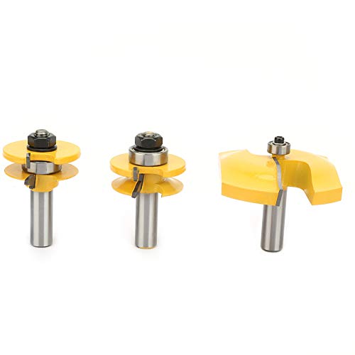 ACOGEDO Premium 3pcs 1/2 "Shank Ogee Angehobene Panel & Ogee Rail und Starte -Router -Bit für Holzarbeitenmahlen Festgehärteter Stahl mit Mikrokarbid für Vielseitige Anwendung ACOGEDO Premium 3pcs 1/2 "Shank Ogee Angehobene Panel & Ogee Rail und Starte -Router -Bit für Holzarbeitenmahlen Festgehärteter Stahl mit Mikrokarbid für Vielseitige Anwendung von ACOGEDO