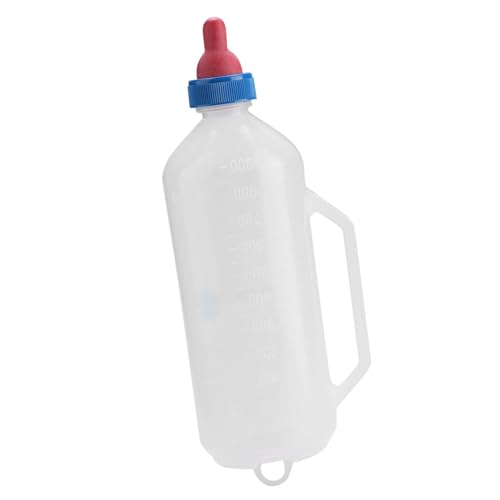ACOGEDO Premium -Lammmilchflasche mit Griff 1l Kapazität für Babyziege, die Robuste Kunststoff -Feeder mit Abnehmbarer Brustwarze Leicht zu Reinigen zu Reinigen ACOGEDO Premium -Lammmilchflasche mit Griff 1l Kapazität für Babyziege, die Robuste Kunststoff -Feeder mit Abnehmbarer Brustwarze Leicht zu Reinigen zu Reinigen von ACOGEDO