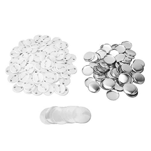 ACOGEDO Robustes Pin -Back -Taste Teile für DIY Projekte Mehrfach Verwendet 25 Mm Runde Metalldesign Ideal für Kleidung und Rucksäcke (32 mm) von ACOGEDO