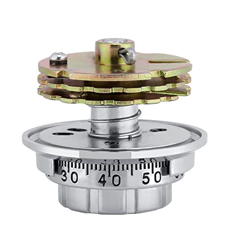 ACOGEDO Sichern Sie Ihre Wertsachen mit CD -Coded Dial Lock - Metall Kombinationsschloss für Schmuckkoffer, Safe Box und Dokumentschrank | Verchromte, Robuste Konstruktion von ACOGEDO