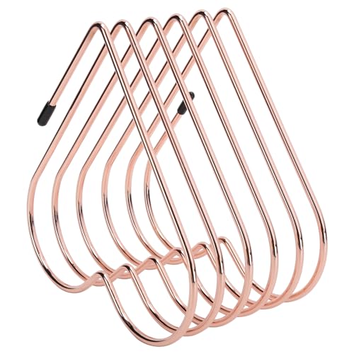 ACOGEDO Telescopic Desk Book Storage Rack mit Herzförmigem Design Rose Gold Desktop-Bücherregal und Organisator für Dateien Ordner Handwerksbedarf (Roségold) von ACOGEDO