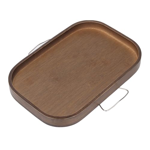 ACOGEDO Tragbares Nicht Rutsches Holz -Couch -Armschale Multifunktionales Sofa Clamp/Holder on Seitentisch für Getränke, Snacks und Laptops Kiefernholz Armlehnenschale [ Finish] von ACOGEDO