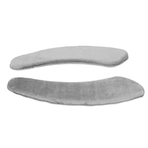 ACOGEDO Weiche Toilettensitze Abdeckung Kissen 2-Pack, 37 Cm Waschbarer Wiederverwendbarer Flanell und Baumwolle, Komfortable Toilettenpolster für Zuhause und Hotel Verwendung in Grau (GREY) von ACOGEDO