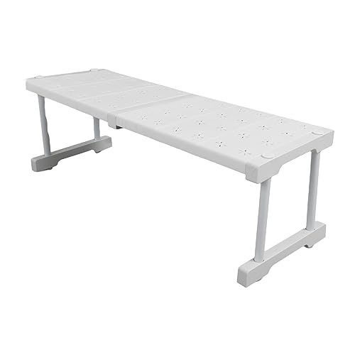 Erweiterbarer Kleiderschrank -Regal -Organizer Verstellbarer Platz Sparter Kleiderschrank und Schrankspannungsschelf mit 24 Cm Breite und 22 Cm Höhe Passt 27 Bis 38 /10,6 Bis 15,0 Zoll Länge (Länge von ACOGEDO
