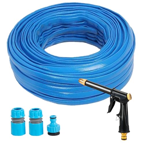 Gartenschlauch 15m, wasserschlauch 50ft, gartenschlauch flexibel für Zuhause, Garten, Autos, verschleiß- und reißfest, Auslaufsicher, Einfach zu lagern gartenschlauch 1/2, 3/4 zoll, Sprühschlauch von ACOLOMU