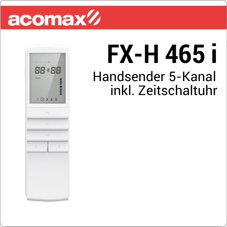 FX-H 465 i ACOMAX Funk-Handsender 5-Kanal Time von ACOMAX