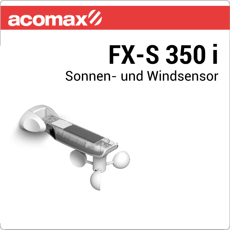 FX-S 350 i ACOMAX Sonne-Wind Sensor Solar FX-S 350 i ACOMAX Sonne-Wind Sensor Solar von ACOMAX