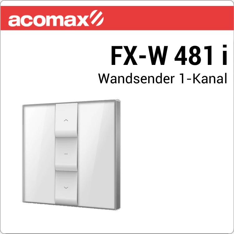 FX-W 481 i ACOMAX Funk-Wandsender 1-Kanal von ACOMAX