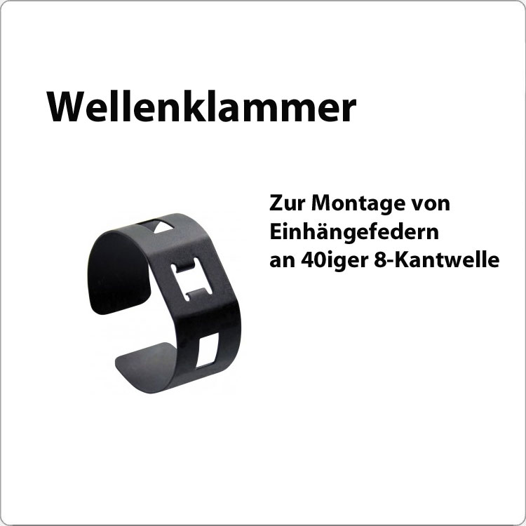 Wellenklammer für Wellendurchmesser 40 mm von ACOMAX