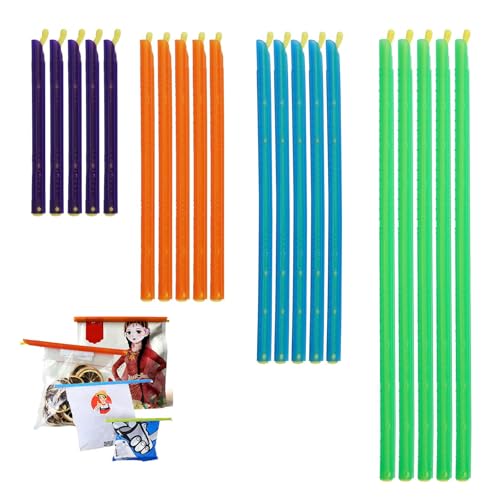 20 Stück Verschlussklammern für Beutel, 28.5/22.5/18.5/12.5 cm Bag Tasche Sealer, Wiederverwendbar Verschlussclips Beutel Snacks, für Aufbewahren von Lebensmittel, 4 Größe 20 Stück Verschlussklammern für Beutel, 28.5/22.5/18.5/12.5 cm Bag Tasche Sealer, Wiederverwendbar Verschlussclips Beutel Snacks, für Aufbewahren von Lebensmittel, 4 Größe von ACONDE