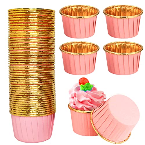 Muffinförmchen Papier 100 Stück, Nicht klebrig Muffin Förmchen, Cupcake Formen für Muffin, Kuchen, Pudding von ACONDE