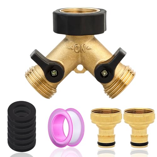 ACONDE 2-Way Distributor Water 3/4 Inch, Wasseranschluss Verteiler, Y-Verteiler Zulaufschlauch Waschmaschine Geschirrspüler, Water Connection Distributor ACONDE 2-Way Distributor Water 3/4 Inch, Wasseranschluss Verteiler, Y-Verteiler Zulaufschlauch Waschmaschine Geschirrspüler, Water Connection Distributor von ACONDE