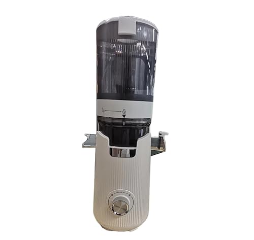 ACOQOOS Entsafter, Entsafter für Ganze Gemüse und Obst, 135 mm Breite Größere Dimensionen, 1,8 L Füllvolumen, Leicht zu Reinigender Slow Juicer mit 2 Gläsern, Elektrische Saftpresse, Weiß von ACOQOOS