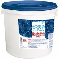 Chlor Tricloro Multifunktion 200g Tabletten für Acqua Clean Pools - 25 Kg von ACQUA CLEAN