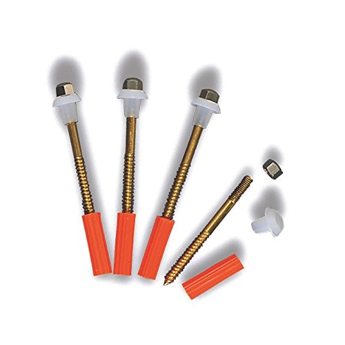 acquastilla 109397 4 Schrauben fissavaso mit Dübel Orange 50 von ACQUASTILLA