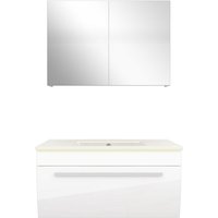 Acquavapore - Badmöbel Set Gently 3 V1 Weiß mdf Waschtisch 80cm mit 1x 5W led / Energiebox Acquavapore - Badmöbel Set Gently 3 V1 Weiß mdf Waschtisch 80cm mit 1x 5W led / Energiebox von ACQUAVAPORE