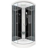 Duschkabine Fertigdusche Dusche Komplettkabine D10-13T0-EC 90x90 cm mit 2K Scheiben Versiegelung Duschkabine Fertigdusche Dusche Komplettkabine D10-13T0-EC 90x90 cm mit 2K Scheiben Versiegelung von ACQUAVAPORE