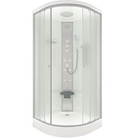 Acquavapore - Duschkabine Fertigdusche Dusche Komplettkabine D10-20M1-EC 100x100 cm mit 2K Scheiben Versiegelung Acquavapore - Duschkabine Fertigdusche Dusche Komplettkabine D10-20M1-EC 100x100 cm mit 2K Scheiben Versiegelung von ACQUAVAPORE
