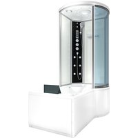 Acquavapore - Kombination Badewanne Dusche K55-L03-EC Duschtempel 170x100 cm von ACQUAVAPORE