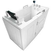 Acquavapore - Senioren Sitzbadewanne Sitzwanne Badewanne mit Tür Pool S07-C-L 140cm von ACQUAVAPORE