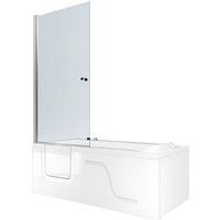 Acquavapore - Seniorendusche Kombi Duschkabine Whirlpool Seniorenwanne mit Tür S17D-WP-R-EC 75x150x194 cm mit 2K Scheiben Versiegelung Acquavapore - Seniorendusche Kombi Duschkabine Whirlpool Seniorenwanne mit Tür S17D-WP-R-EC 75x150x194 cm mit 2K Scheiben Versiegelung von ACQUAVAPORE