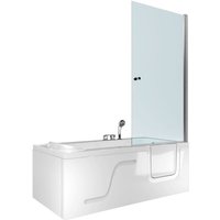 Acquavapore - Seniorendusche und Sitzwanne Kombination Wanne mit Tür S17D-EH-L 150x75x194cm Acquavapore - Seniorendusche und Sitzwanne Kombination Wanne mit Tür S17D-EH-L 150x75x194cm von ACQUAVAPORE