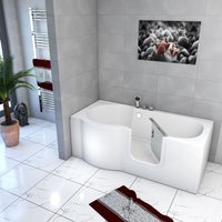 Acquavapore - Seniorenwanne mit Tür S12-R Badewanne 85x170cm von ACQUAVAPORE