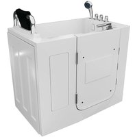Acquavapore - Sitzbadewanne Senioren Wanne Sitzwanne mit Tür S08-TH-C-L 110x68cm von ACQUAVAPORE