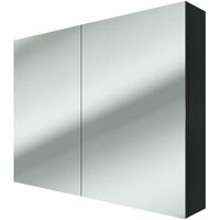 Acquavapore - Spiegelschrank Badspiegel Badezimmer Spiegel City 100cm schwarz nein ohne LED-Beleuchtung von ACQUAVAPORE