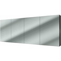 Acquavapore - Spiegelschrank Badspiegel Badezimmer Spiegel City 200cm schwarz ja mit 1x 5W led / 1x Energiebox Acquavapore - Spiegelschrank Badspiegel Badezimmer Spiegel City 200cm schwarz ja mit 1x 5W led / 1x Energiebox von ACQUAVAPORE