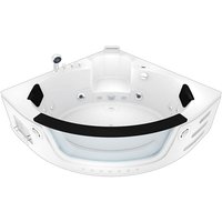 Acquavapore - Whirlpool Pool Badewanne Eckwanne Wanne W05R 140x140cm mit Radio und Farblicht Acquavapore - Whirlpool Pool Badewanne Eckwanne Wanne W05R 140x140cm mit Radio und Farblicht von ACQUAVAPORE