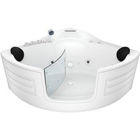 Acquavapore - Whirlpool Pool Badewanne Eckwanne Wanne W70H-SC 150x150cm mit Tür Walk-in-Pool aktive Schlauch-Reinigung Acquavapore - Whirlpool Pool Badewanne Eckwanne Wanne W70H-SC 150x150cm mit Tür Walk-in-Pool aktive Schlauch-Reinigung von ACQUAVAPORE