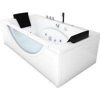 Acquavapore - Whirlpool Pool Badewanne Eckwanne Wanne W81-TH-A-SC 90x180cm mit Farblicht, aktive Schlauch-Reinigung Acquavapore - Whirlpool Pool Badewanne Eckwanne Wanne W81-TH-A-SC 90x180cm mit Farblicht, aktive Schlauch-Reinigung von ACQUAVAPORE