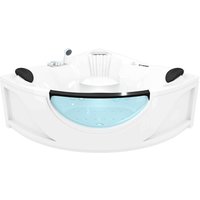Acquavapore - Whirlpool Vollausstattung Pool Badewanne Eckwanne Wanne W25H-SC 150x150cm mit Heizung, aktive Schlauch-Reinigung Acquavapore - Whirlpool Vollausstattung Pool Badewanne Eckwanne Wanne W25H-SC 150x150cm mit Heizung, aktive Schlauch-Reinigung von ACQUAVAPORE