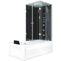 Acquavapore - Whirlpool Wanne Duschtempel Dusche Duschkabine K05-L33-WP 180x90 cm ohne 2K Scheiben Versiegelung Acquavapore - Whirlpool Wanne Duschtempel Dusche Duschkabine K05-L33-WP 180x90 cm ohne 2K Scheiben Versiegelung von ACQUAVAPORE